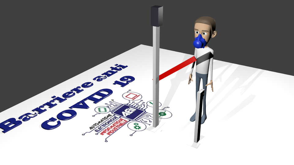 Modèle 3D de la barrière (accès autorisé)